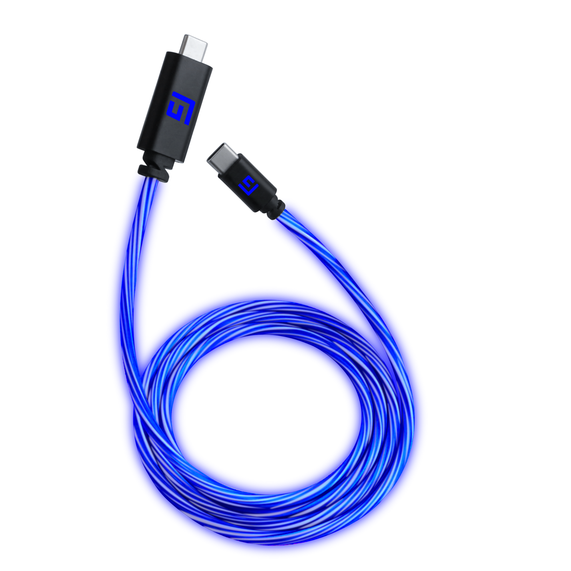 Câble USB-C/USB-C LED de 3 m (10 pieds) | Recharge haute vitesse + Synchronisation