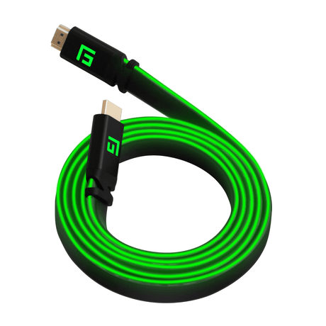 Premium 1.5M/5ft HDMI Cable | Ultra High-Speed Performance and LED Lighting | V2.1 | 8K/60Hz - FLOATING GRIP