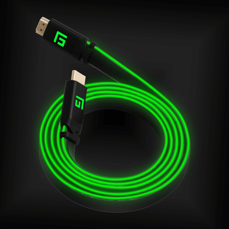 Premium 3M/10ft HDMI Cable | Ultra High-Speed Performance and LED Lighting | V2.1 | 8K/60Hz - FLOATING GRIP