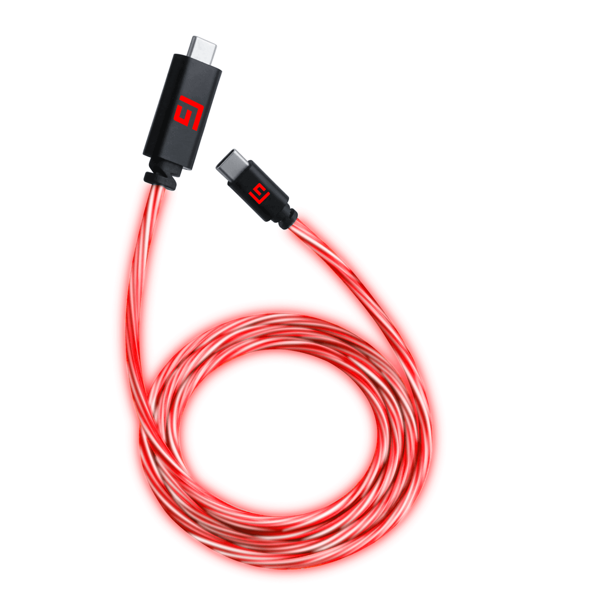 LED USB-C Cables | High-Speed Charging + Sync - FLOATING GRIP