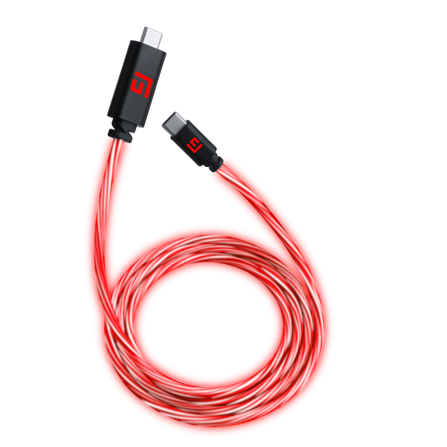 LED USB-C Cables | High-Speed Charging + Sync - FLOATING GRIP