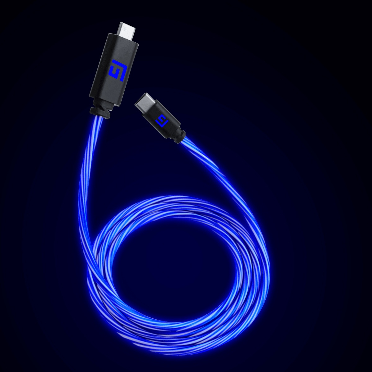3M/10ft LED USB-C/USB-C Cable High-Speed Charging Sync