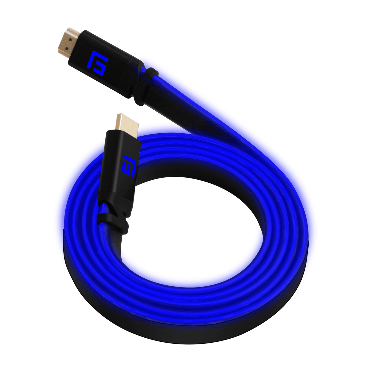 Premium 1.5M/5ft HDMI Cable | Ultra High-Speed Performance and LED Lighting | V2.1 | 8K/60Hz - FLOATING GRIP