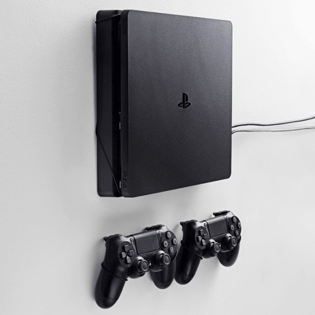 PS4 Slim FLOATING GRIP | Wall Mount Compatible with PlayStation 4 Slim - FLOATING GRIP