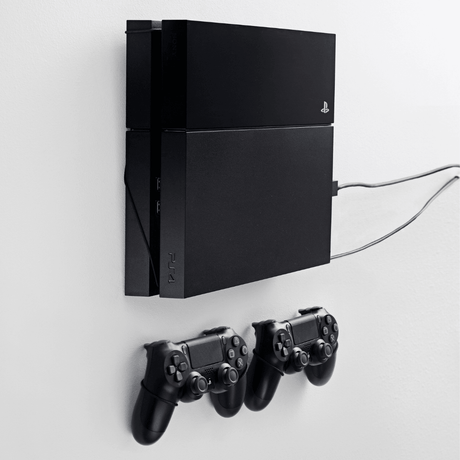 PS4 Wall Mount by FLOATING GRIP | SONY PlayStation 4 - FLOATING GRIP