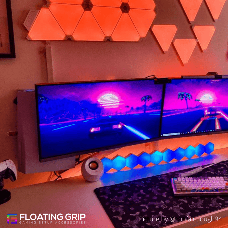 PS5 Wall Mount by FLOATING GRIP | SONY PlayStation 5 - FLOATING GRIP