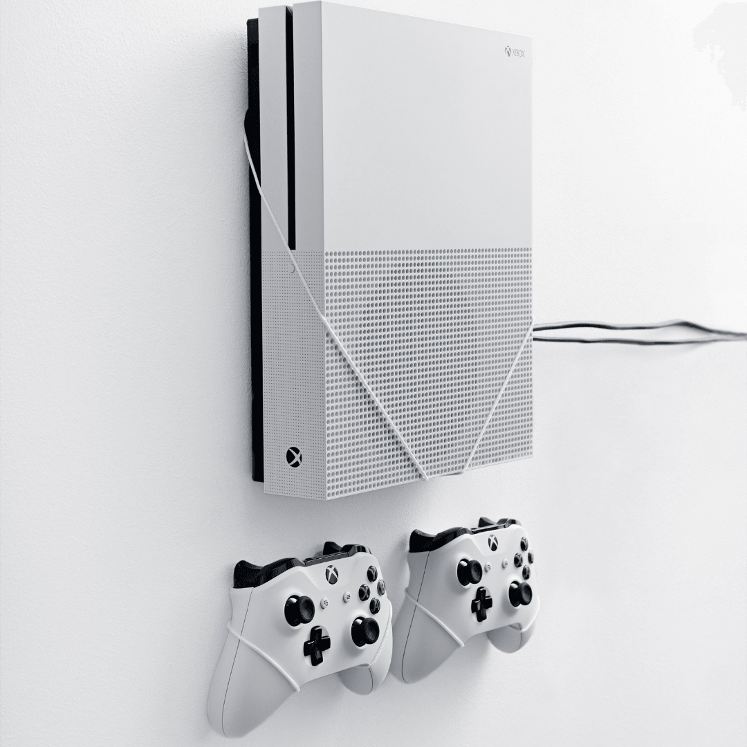 XBOX One S Wall Mount by FLOATING GRIP | Microsoft XBOX One S - FLOATING GRIP