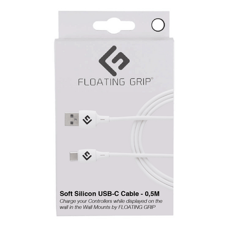 0,5M/2ft USB-C/USB-A Cable | High-Speed Charging + Sync - FLOATING GRIP