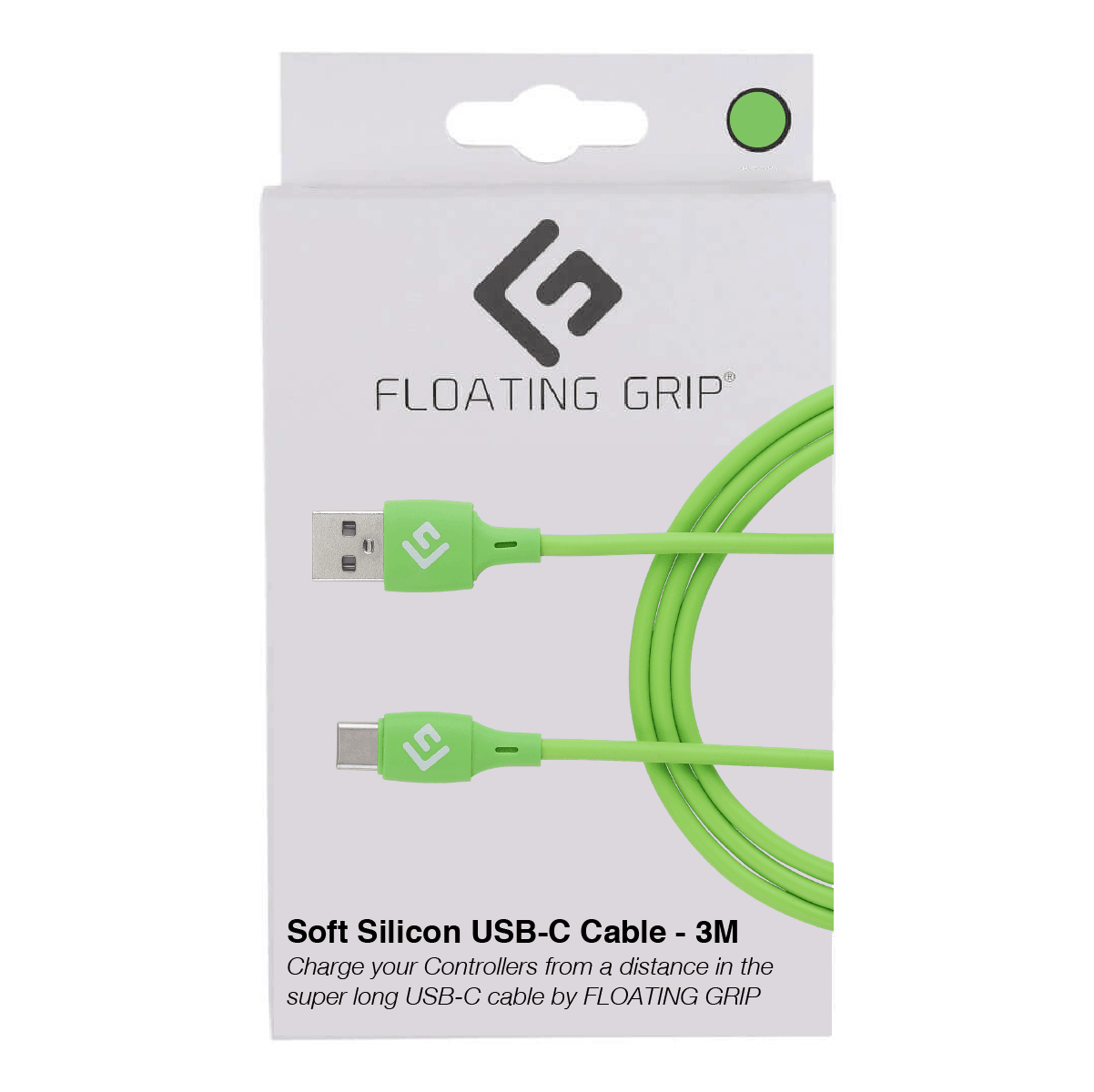 3M/10ft USB-C/USB-A Cable | High-Speed Charging + Sync - FLOATING GRIP