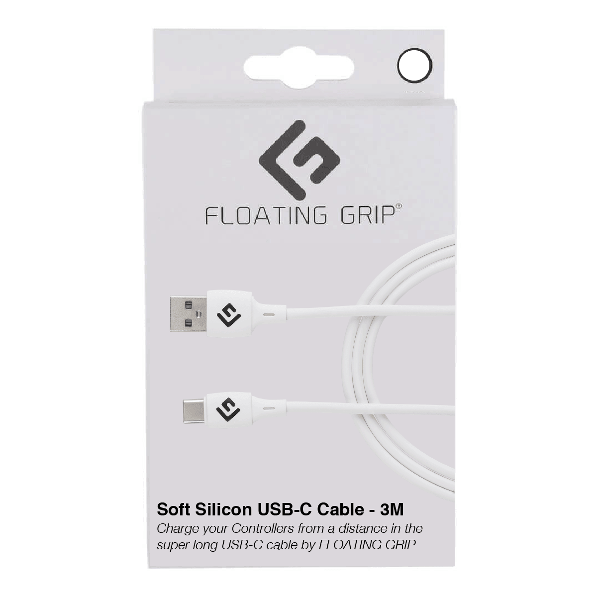 3M/10ft USB-C/USB-A Cable | High-Speed Charging + Sync - FLOATING GRIP