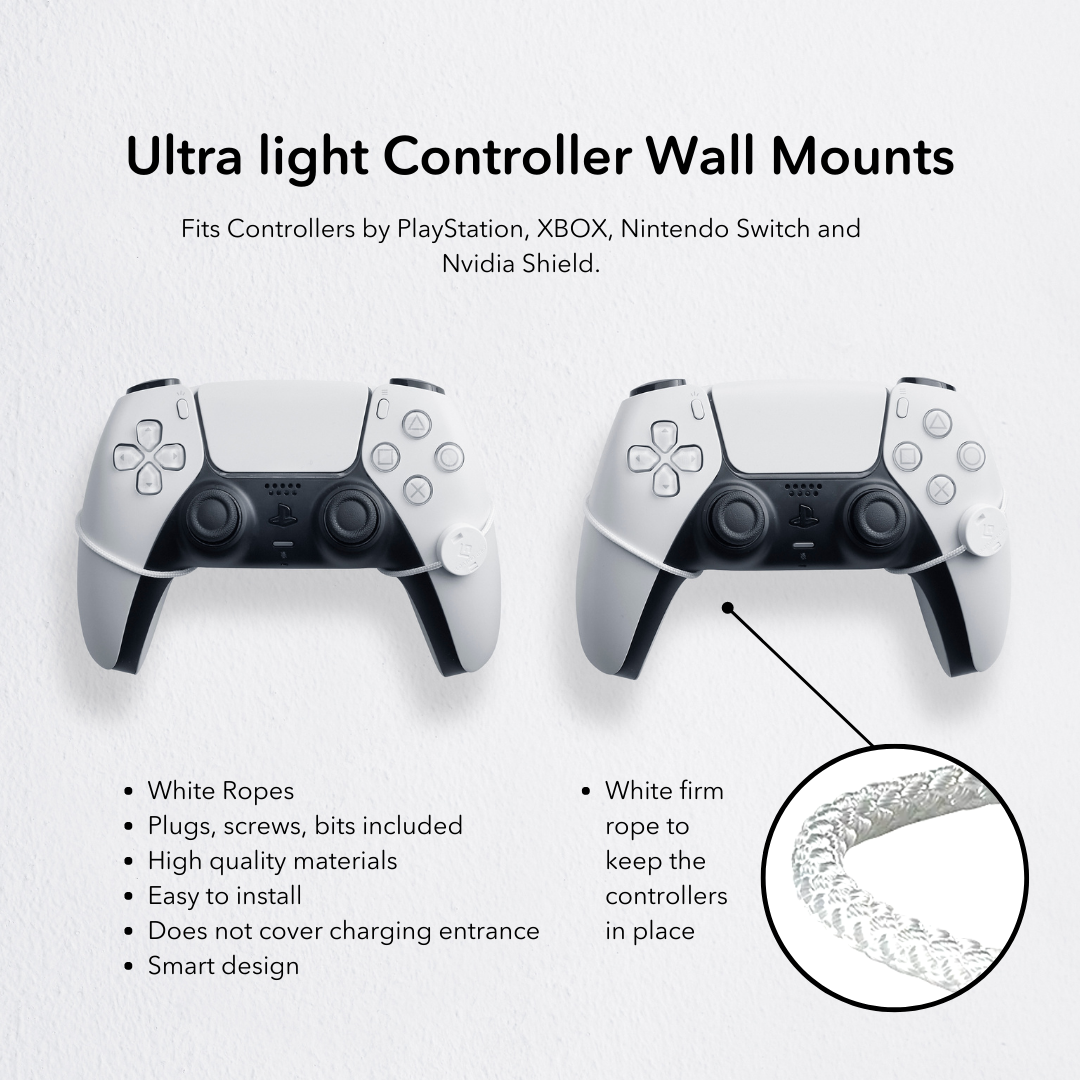 Supports muraux pour manettes PlayStation par FLOATING GRIP | SONY PlayStation