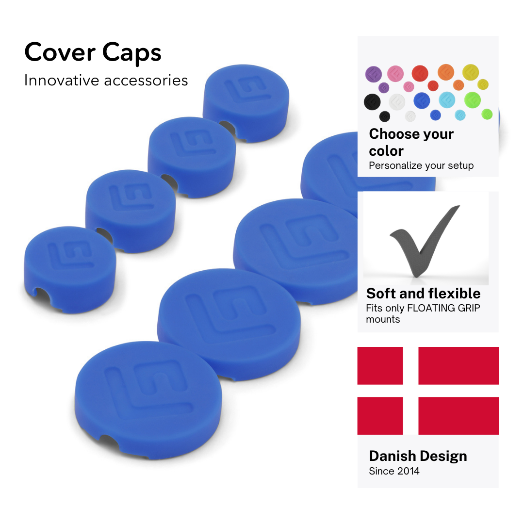 Covers til FLOATING GRIP vægbeslag | Blå