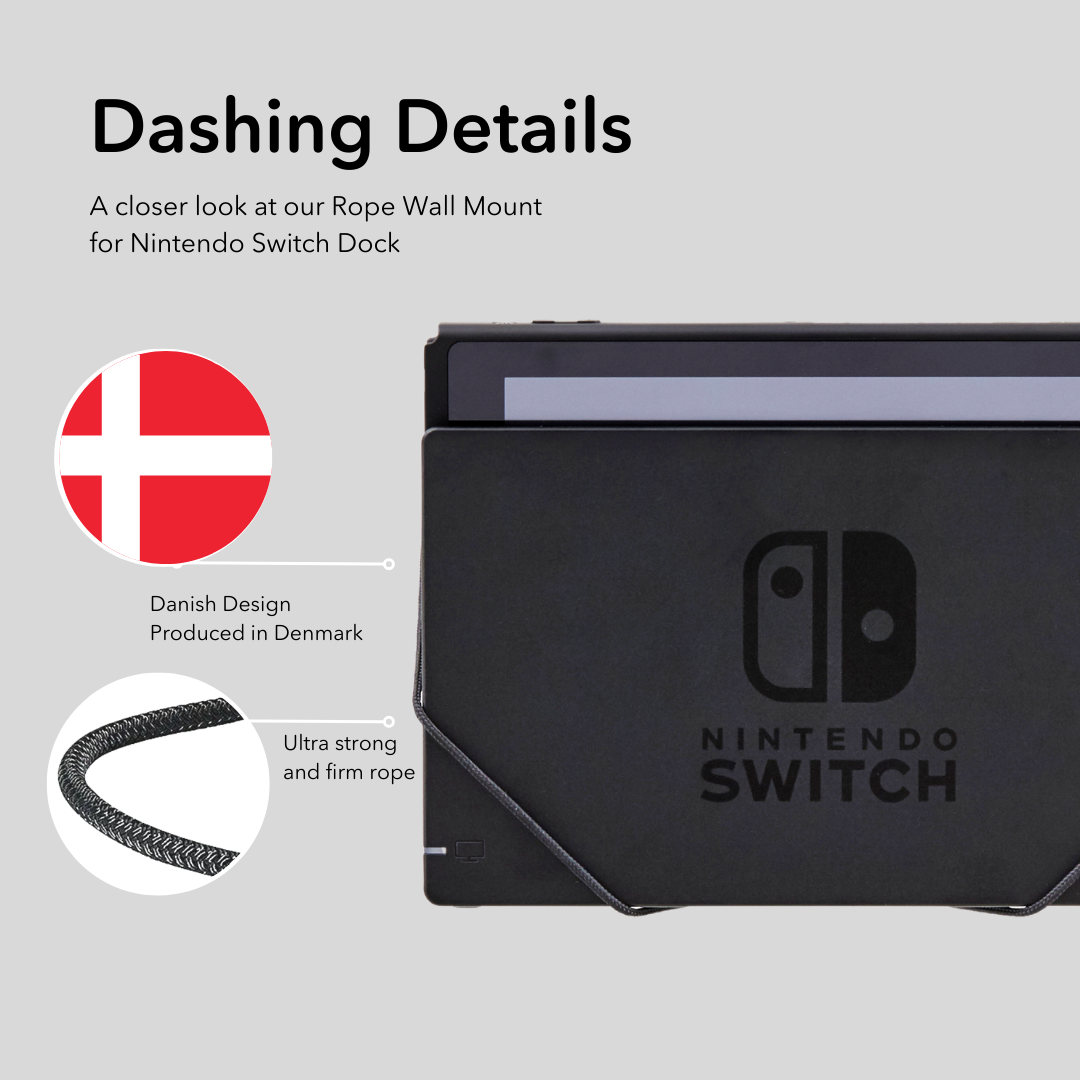 Montura de Pared para el Dock de Nintendo Switch de FLOATING GRIP