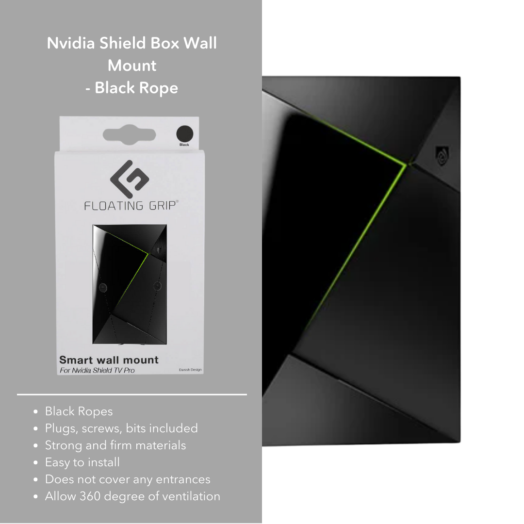 Nvidia Shield TV Box Väggfäste av FLOATING GRIP