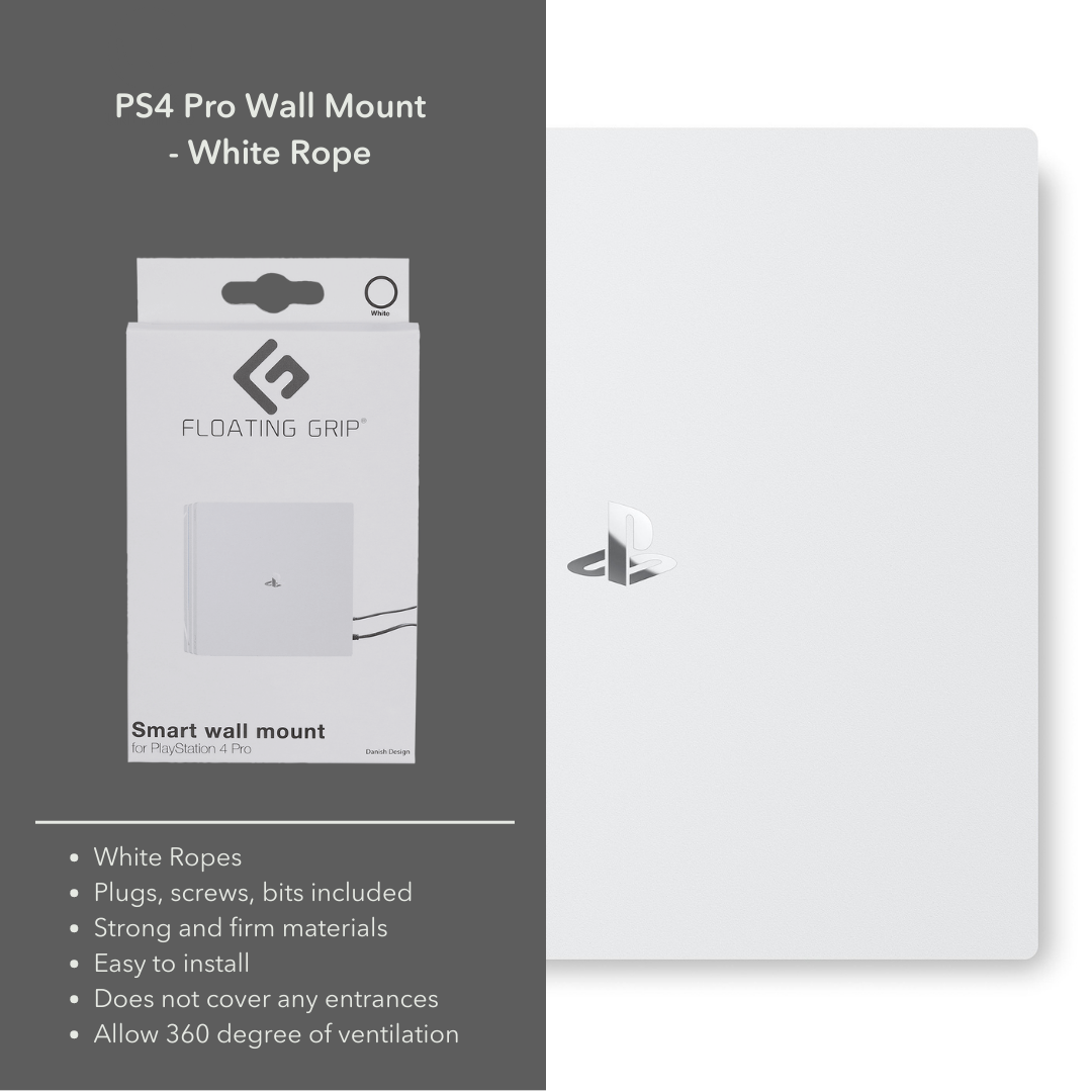 PS4 Pro FLOATING GRIP | Vægbeslag Kompatibelt med PlayStation 4 Pro