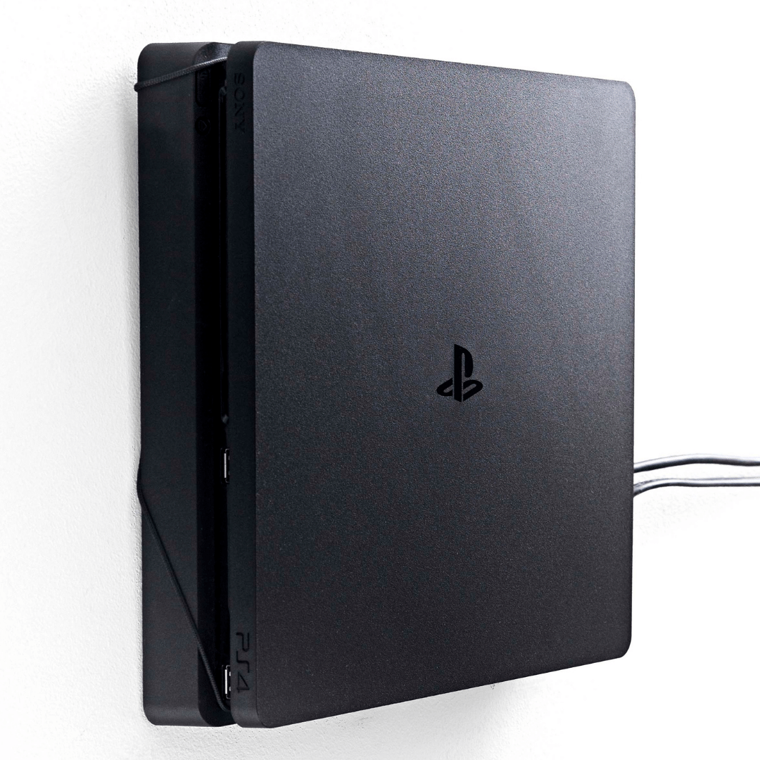 PS4 Slim FLOATING GRIP | Wandhalterung Kompatibel mit PlayStation 4 Slim