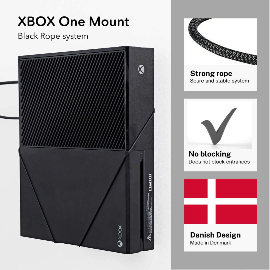 XBOX One Wall Mount par FLOATING GRIP | Microsoft XBOX One
