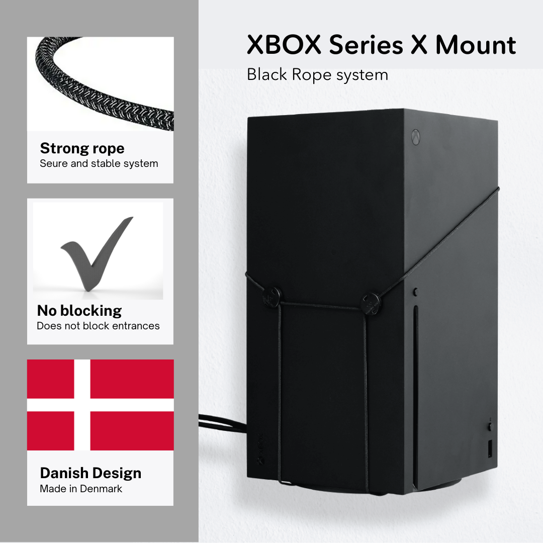 XBOX Series X Wall Mount par FLOATING GRIP | Microsoft XBOX Series X