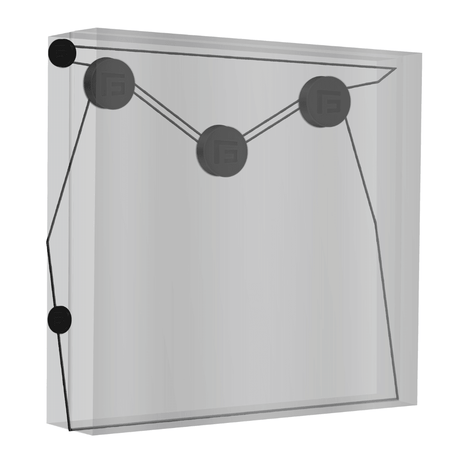 PS4 Slim FLOATING GRIP | Wall Mount Compatible with PlayStation 4 Slim - FLOATING GRIP