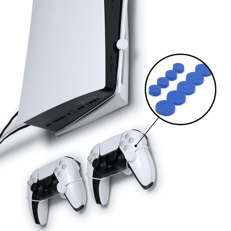Wall Mount Cover Caps | Blue - FLOATING GRIP