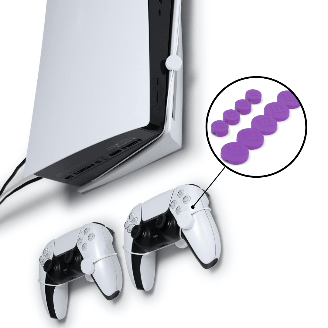 Wall Mount Cover Caps | Purple - FLOATING GRIP