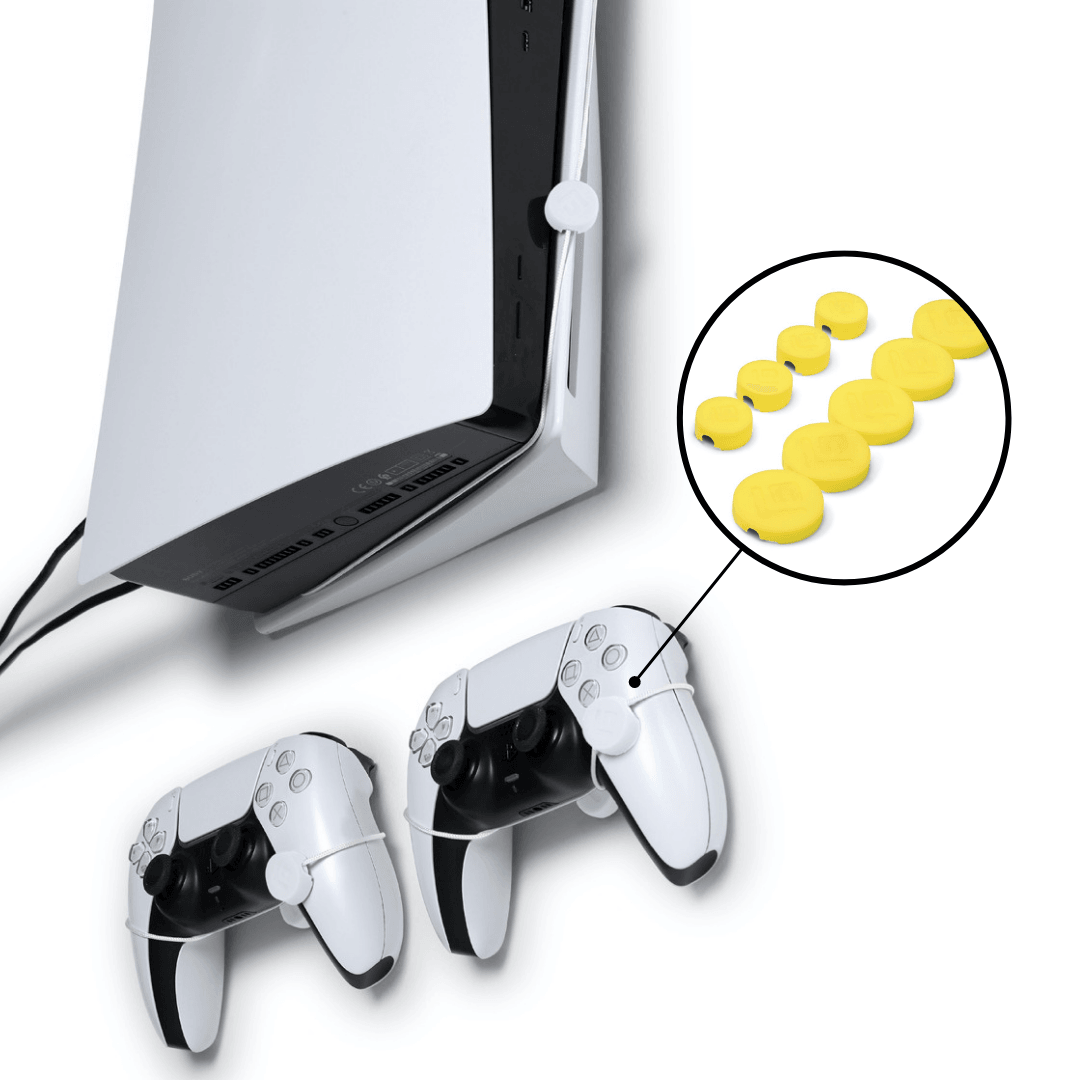 Wall Mount Cover Caps | Yellow - FLOATING GRIP