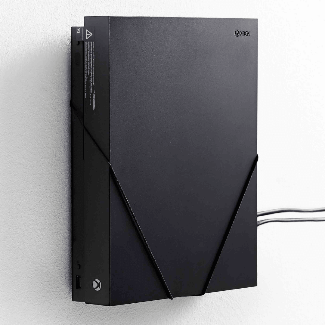 XBOX One X Wall Mount by FLOATING GRIP | Microsoft XBOX One X - FLOATING GRIP