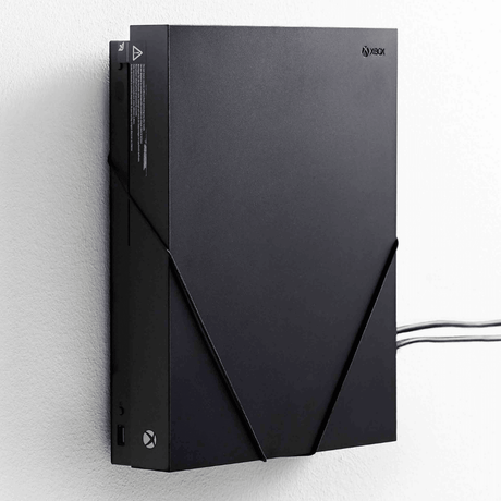 XBOX One X Wall Mount by FLOATING GRIP | Microsoft XBOX One X - FLOATING GRIP