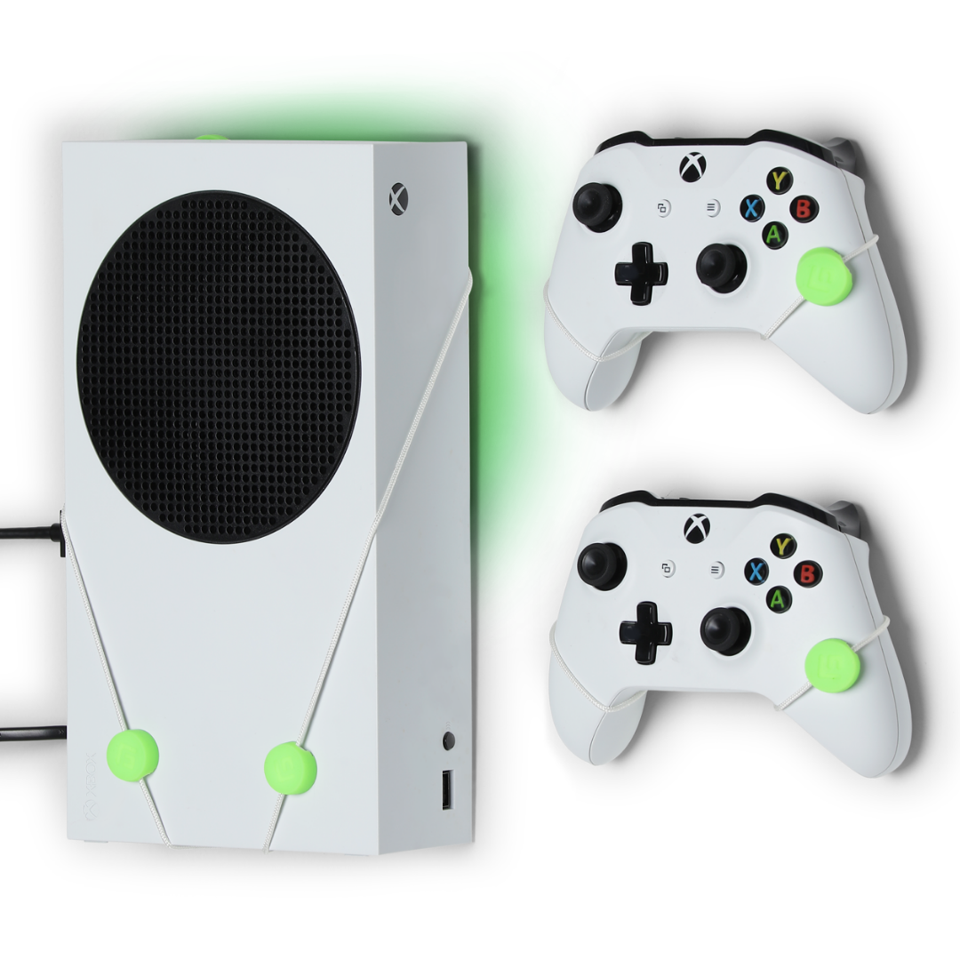  OIVO Soporte de pared para controlador de PS3/PS4/PS5/Xbox  360/Xbox One/S/X/Elite/Series S/Series X, controlador Pro, soporte de pared  ajustable mejorado para controlador de videojuegos y auriculares, :  Videojuegos