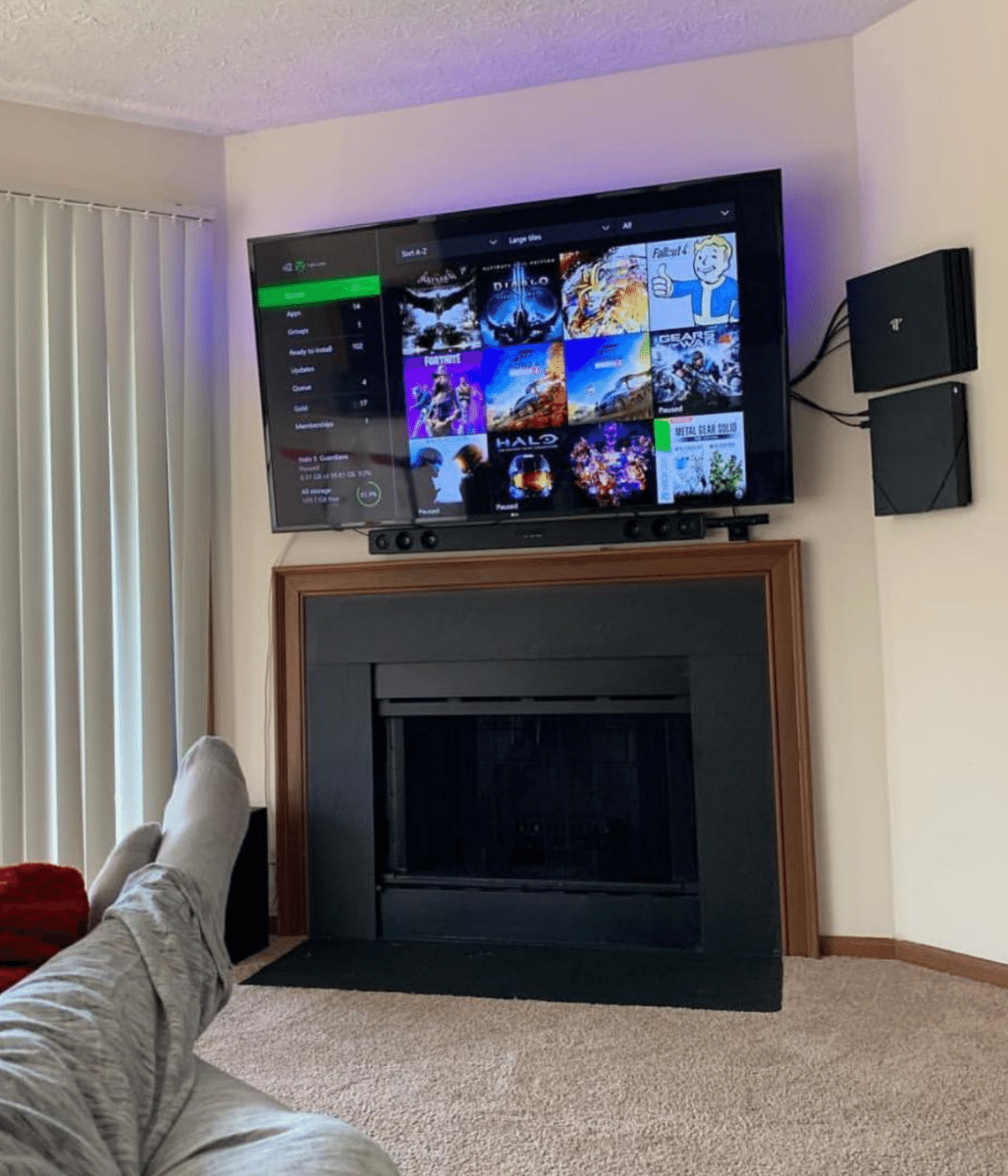 XBOX One X Wall Mount Microsoft XBOX One X Compatible Mount