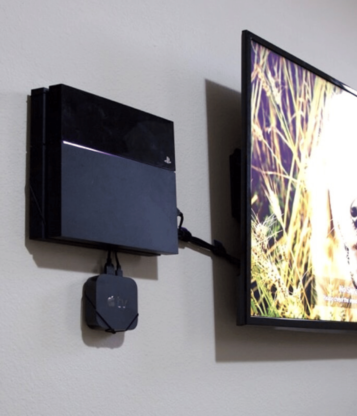 Tv and ps4 wall mount hotsell