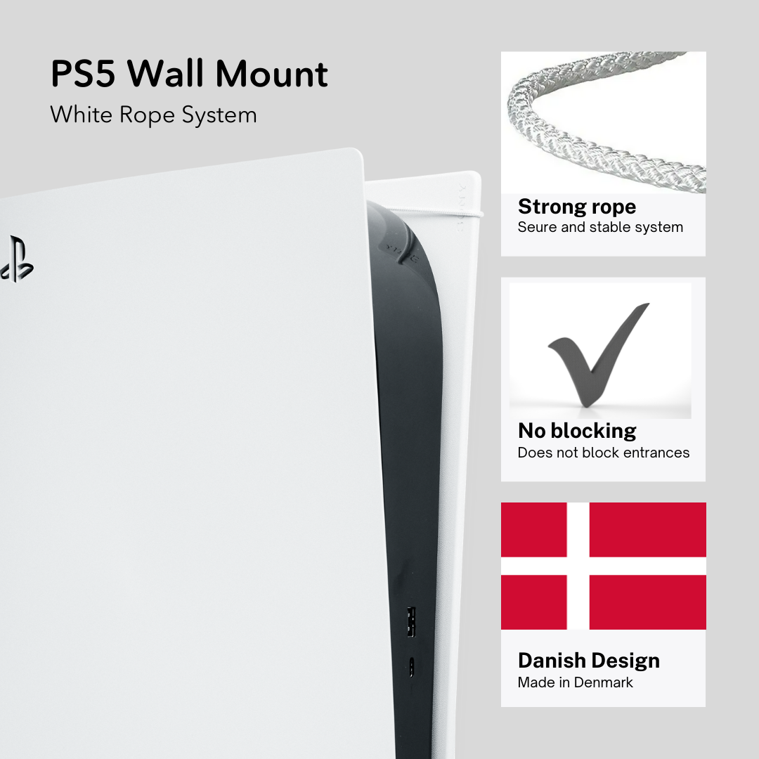 PS5 Wall Mount | SONY (Fits both Disc/Digital)