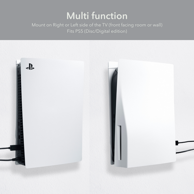 PS5 Wall Mount | SONY (Fits both Disc/Digital)