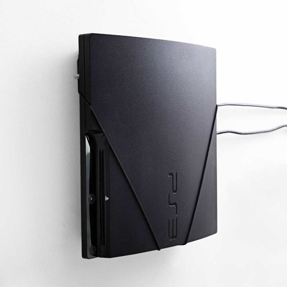 PS3 Slim Wall Mount by FLOATING GRIP SONY PlayStation 3 Slim