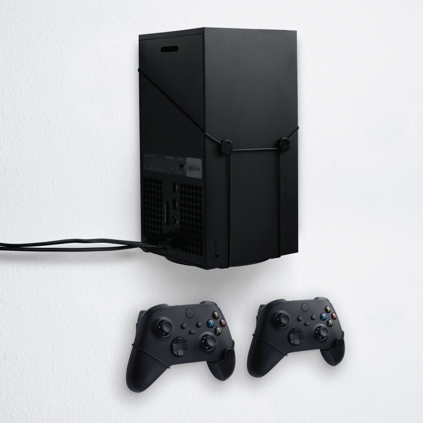 XBOX Series X Wall Mount Microsoft XBOX Series X Compatible Mount FLOATING GRIP