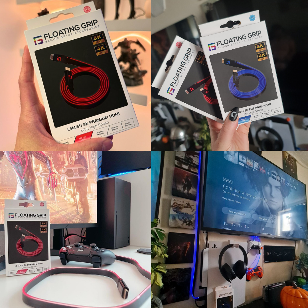 HDMI Cable with LED light | V2.1 | 8K/60Hz and 4K/120Hz