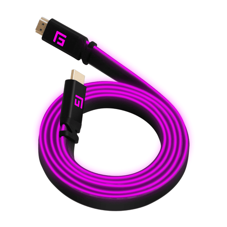 Premium 3M/10ft HDMI Cable | Ultra High-Speed Performance and LED Lighting | V2.1 | 8K/60Hz - FLOATING GRIP
