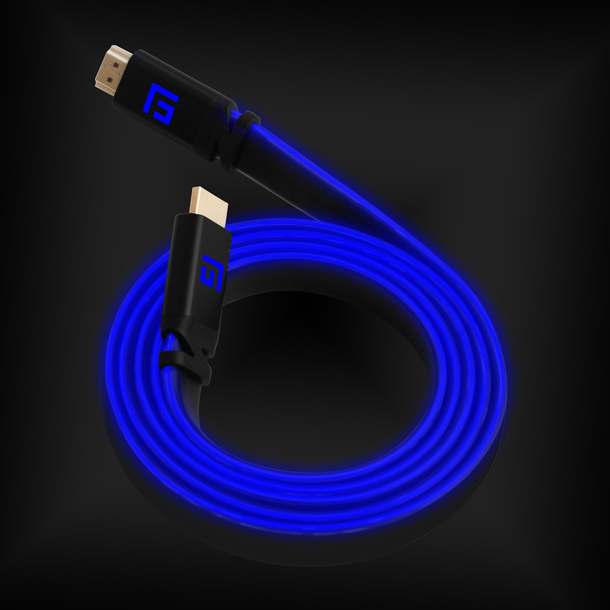 3M/10ft Blue LED HDMI Cable, V.2.1 | High-Speed | 8K/60Hz