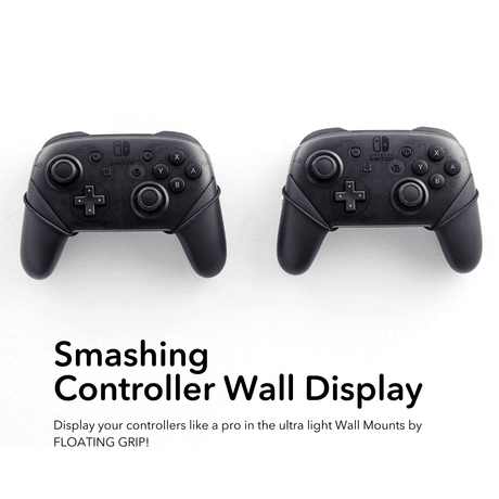 Nintendo Switch Controller Wall Mounts by FLOATING GRIP - FLOATING GRIP