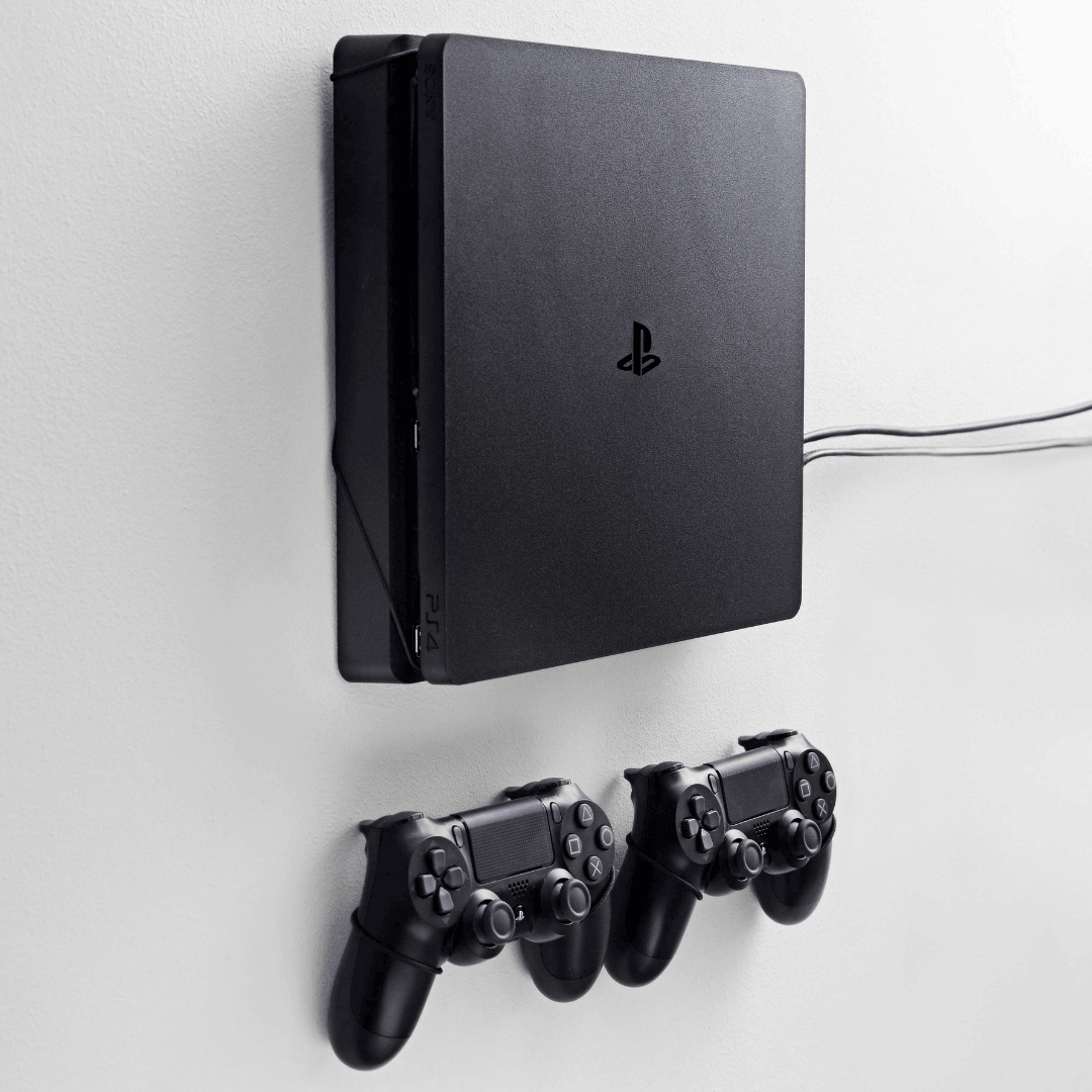 PS4 Slim Wall Mount | SONY PlayStation 4 Slim Compatible Mount – FLOATING  GRIP