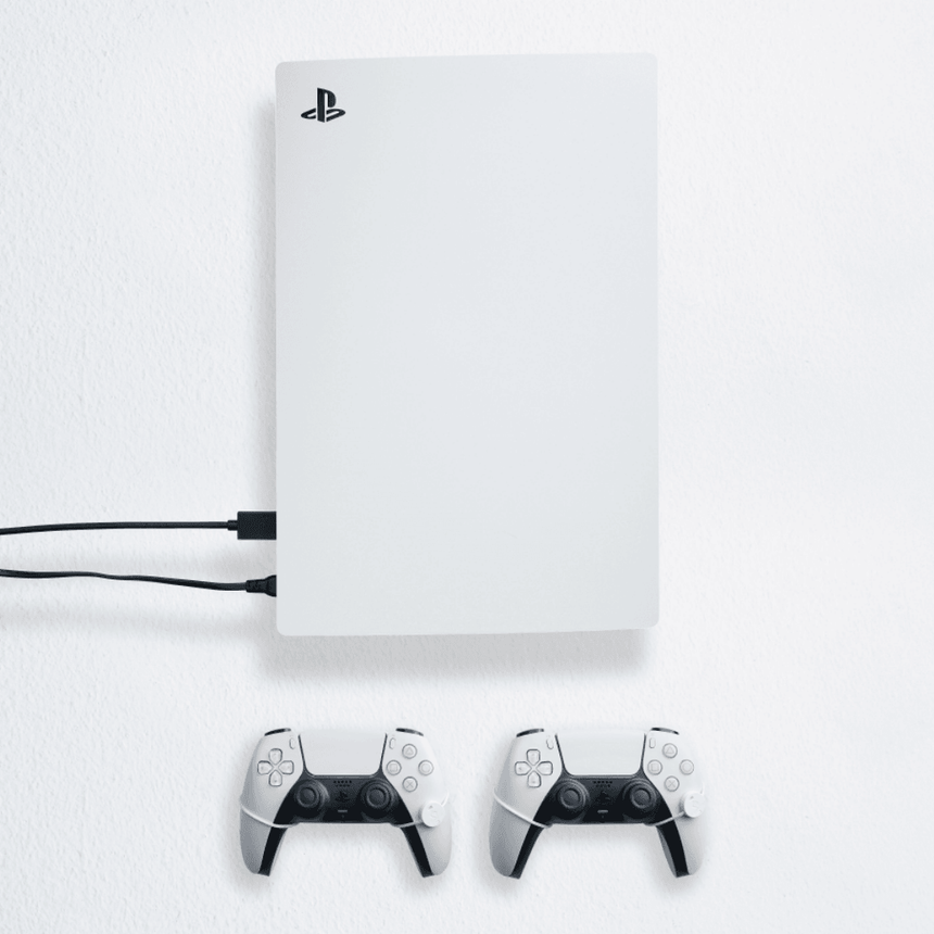 PlayStation 5 Original (PS5 Disc/Disk) Wall Mount – FLOATING GRIP