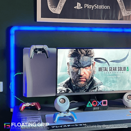 PS5 Wall Mount by FLOATING GRIP | SONY PlayStation 5 - FLOATING GRIP