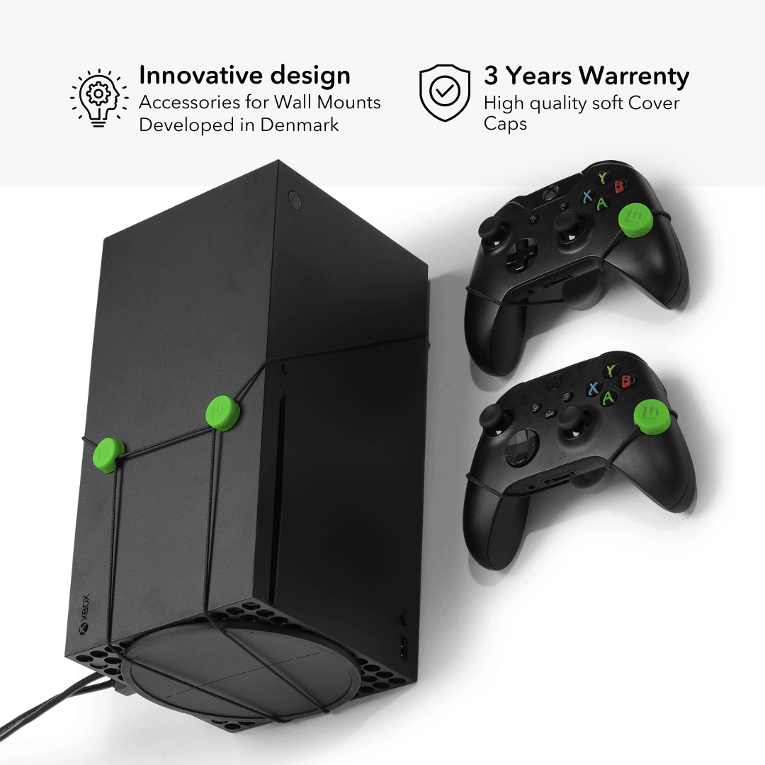 Wall Mount Cover Caps | Green - FLOATING GRIP