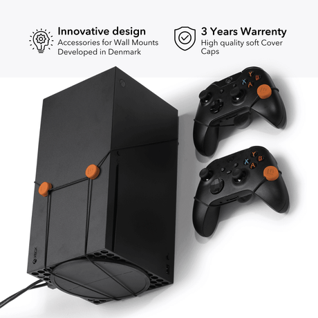 Wall Mount Cover Caps | Orange - FLOATING GRIP