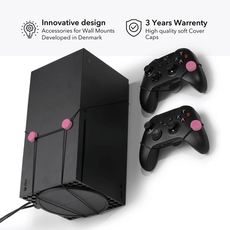 Wall Mount Cover Caps | Pink - FLOATING GRIP