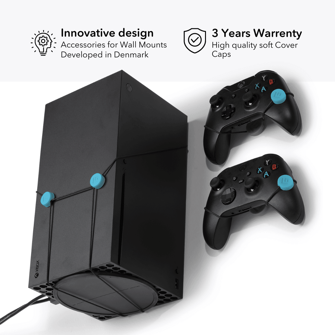 Wall Mount Cover Caps | Turquoise - FLOATING GRIP