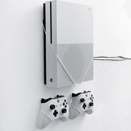 XBOX One S Wall Mount by FLOATING GRIP | Microsoft XBOX One S - FLOATING GRIP
