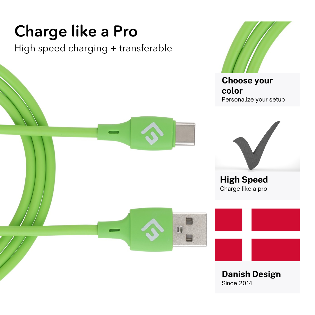 Câble USB-C/USB-A de 3 m/10 pi | Chargement haute vitesse + Synchronisation