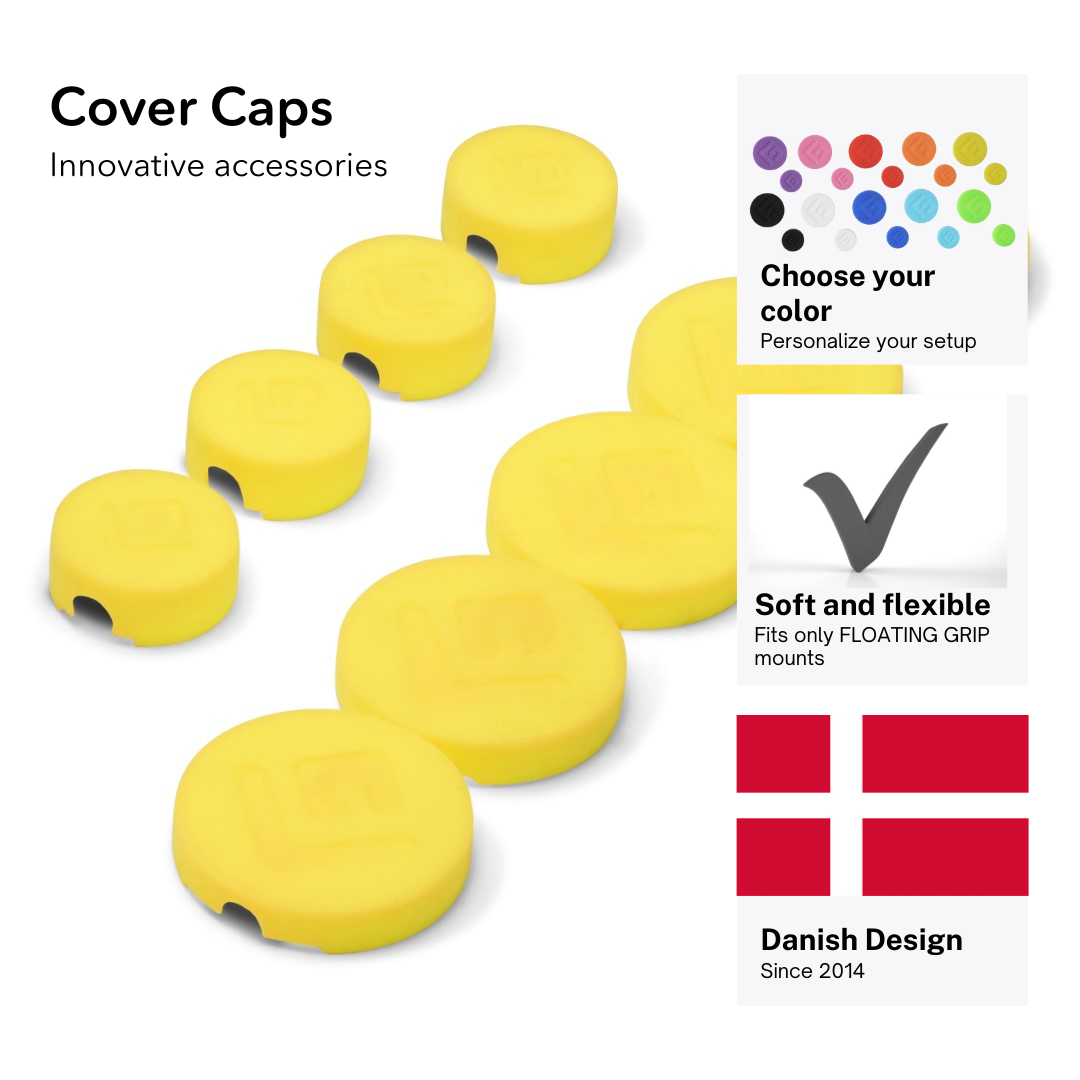 Wall Mount Cover Caps | Yellow