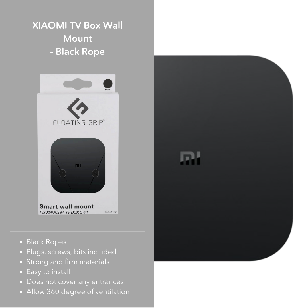 XIAOMI TV Box Wall Mount by FLOATING GRIP